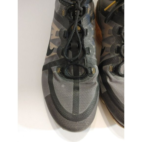 Men’s 2019 Nike Air VaporMax Sz 11.5 Black & Gold AR6631-002 Great Condition - Picture 8 of 8